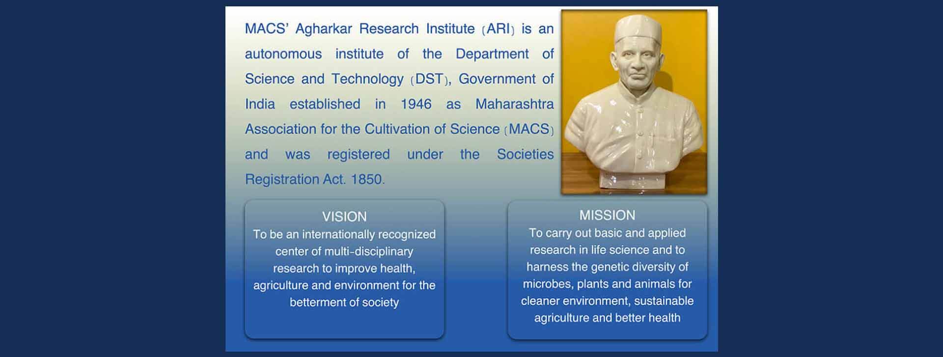MACS का अघारकर अनुसंधान संस्थान